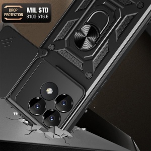 Husa pentru Xiaomi Poco F6 Pro - Techsuit CamShield Series - Rose Gold - Img 10