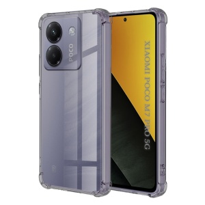 Husa pentru Xiaomi Poco M7 ProÂ 5G - Techsuit Shockproof Clear Silicone - Smoke Black