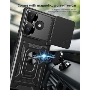 Husa pentru Xiaomi Redmi 13 / Poco M6 4G - Techsuit CamShield Series - Black - Img 11
