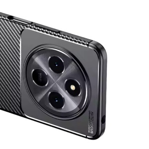 Husa pentru Xiaomi Redmi Note 14 Pro 4G / Poco F7 - Techsuit CarbonFiber - Black - Img 3
