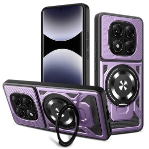 Husa pentru Xiaomi Redmi Note 14 Pro 5G / Note 14 Pro+ 5G / Poco X7 - Techsuit RuggedCam - Purple - Img 1