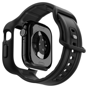 Husa pentruApple Watch 10 42mm - Spigen Caseology Vault - Matte Black - Img 4