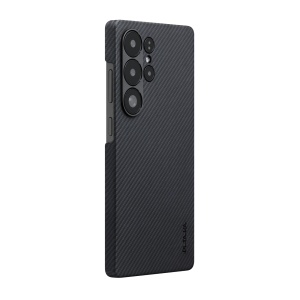 Husa Pitaka Samsung Galaxy S25 Ultra Mag EZ Case Twill Negru/gri