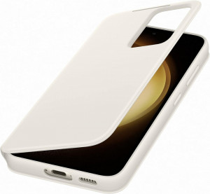 Husa Smart Clear View Cover pentru Galaxy S23 Plus, EF-ZS916CUEGWW, Cream - Img 4