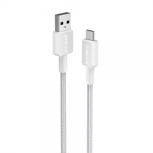 Cablu Anker 322 USB-A USB-C 0.91m alb