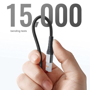 Cablu USB la Lightning, 2.4A, 1m - Lito (LD08) - Black - Img 6