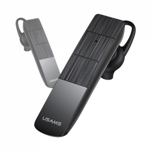 Casca Bluetooth 5.0 cu Microfon, Noise-Cancelling - Usams (BHUBT201) - Black - Img 2