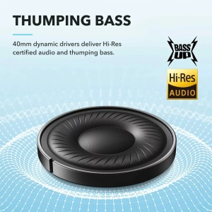 Casti Bluetooth on-ear Hybrid Active Noise Cancelling - Anker (A3004G31) - Blue - Img 6