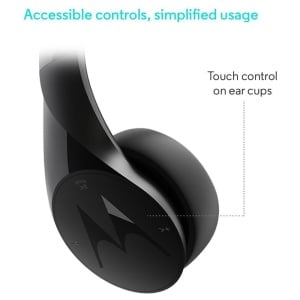 Casti Bluetooth Wireless On-ear, Alexa, Siri, Foldable - Motorola Sound Moto (XT500) - Black - Img 4