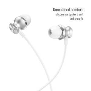 Casti cu Fir Jack, 1.2m - ColorWay UrbanBeat (CW-WD03WT) - White - Img 3