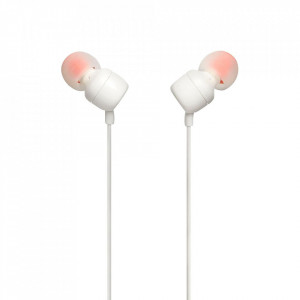 Casti cu Fir, Mufa Jack - JBL T110 (JBLT110WHT) - White - Img 6