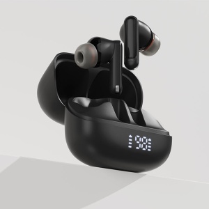 Casti Wireless, Type-C, Bluetooth 5.4, IPX4, Call Noice Reduction - Acefast (W1) - Black - Img 6