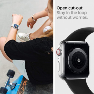 Curea pentru Apple Watch 1/2/3/4/5/6/7/8/9/10/SE/SE 2 (38/40/41/42mm) - Techsuit Watchband (W031) - Black - Img 7