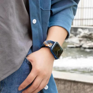Curea pentru Apple Watch 1/2/3/4/5/6/7/8/9/10/SE/SE 2/Ultra/Ultra 2 (42/44/45/46/49mm) - Techsuit Watchband (W032) - Atlantic Blue - Img 5