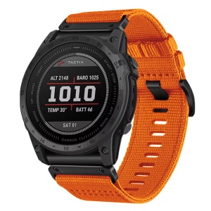 Curea pentru Garmin Fenix 5/5 Plus 6/6 Pro/7/Forerunner 935/945/Approach S60 - Techsuit Watchband QuickFit 22mm (W070) - Orange Blossom - Img 1