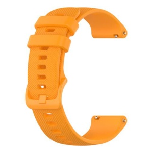 Curea pentru Huawei Watch GT 4 (41mm)/W1/Honor Watch S1/Garmin Venu 2S/Vivoactive 4S - Techsuit Watchband 18mm (W006) - Orange - Img 4
