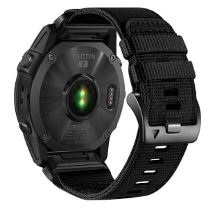 Curea pentru Instinct 2S/2S Solar/Approach S70 42mm/fenix 7S Pro Sapphire Solar - Techsuit Watchband (W070) - Obsidian Black