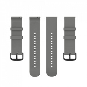 Curea pentru Samsung Galaxy Watch 4/5/Active 2, Huawei Watch GT 3 (42mm)/GT 3 Pro (43mm) - Techsuit Watchband 20mm (W001) - Gray - Img 3