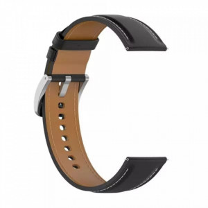Curea pentru Samsung Galaxy Watch 4/5/Active 2, Huawei Watch GT 3 (42mm)/GT 3 Pro (43mm) - Techsuit Watchband (W048) - Black - Img 4