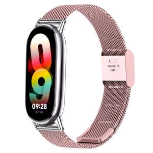 Curea pentru Xiaomi Mi Band 8 / 8 NFC / 9 / 9 NFC - Techsuit Watchband (W022) - Rose Gold - Img 1