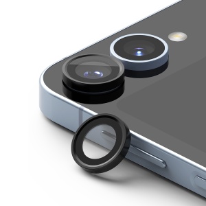 Folie Camera pentru Samsung Galaxy Z Flip6 (set 2) - Ringke Camera Lens Frame Glass - Black - Img 1