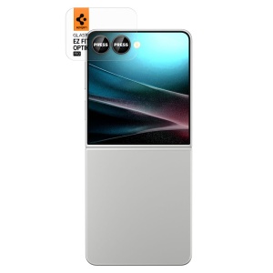 Folie Camera pentru Samsung Galaxy Z Flip7 (set 2) - Spigen Glas.tR Optik EZ Fit Pro HD - Black - Img 3