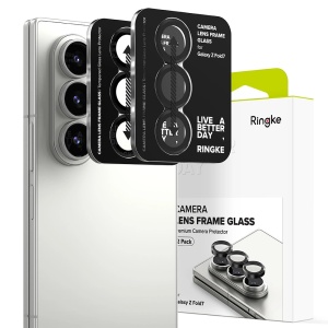 Folie Camera pentru Samsung Galaxy Z Fold7 - Ringke Camera Lens Frame Glass - Black