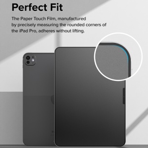 Folie pentru iPad Pro 11 (2024) - Ringke Paper Touch Film Soft - Matte Clear - Img 4