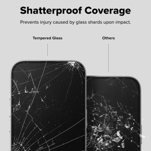 Folie pentru iPhone 16 Plus / iPhone 15 Plus (set 2) - Ringke Easy Slide Tempered Glass - Clear - Img 5