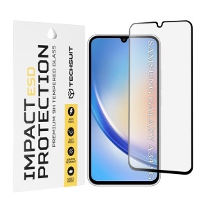 Folie pentru Samsung Galaxy A34 5G - Techsuit ESD Glass - Black