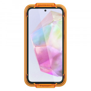 Folie pentru Samsung Galaxy A35 5G / M35 (set 2) - Spigen Glas.TR Align Master - Clear - Img 4