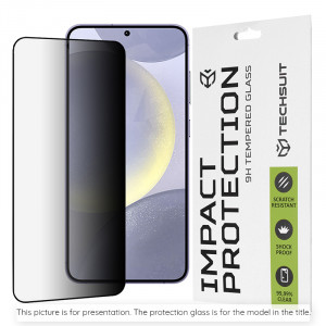 Folie pentru Samsung Galaxy S24 Plus / S25 Plus - Techsuit 111D Privacy FullÂ Glue - Black - Img 2
