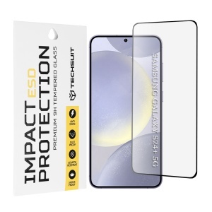Folie pentru Samsung Galaxy S24 Plus - Techsuit ESD Glass - Black
