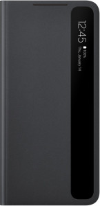 Husa de protectie Samsung pentru Galaxy S21 Plus, Smart Clear View Cover, Negru - Img 1