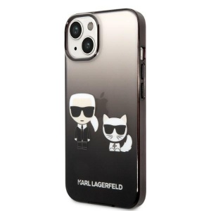Husa iPhone 14 Plus - Karl Lagerfeld Hardcase (KLHCP14MTGKCK) - Gradient Ikonik Karl&Choupette - Img 5