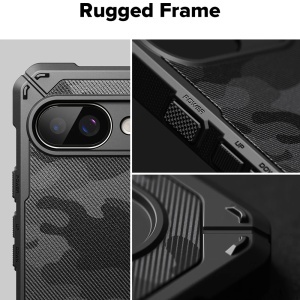 Husa pentru Google Pixel 9a - Ringke Rugged Gear - Camo Black - Img 5