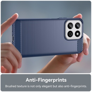 Husa pentru Honor 200 Smart / X7c - Techsuit Carbon Silicone - Blue - Img 3