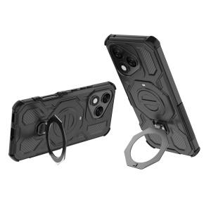 Husa pentru Honor 400 Lite - Techsuit Carbon Shield PRO - Black - Img 3