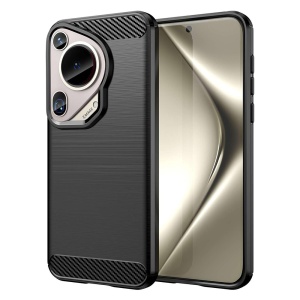Husa pentru Huawei Pura 70 Ultra - Techsuit Carbon Silicone - Black