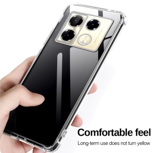 Husa pentru Infinix Note 40 Pro 4G - Techsuit Shockproof Clear Silicone - Clear - Img 7