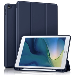Husa pentru iPad 10.2 (2019 / 2020 / 2021) - Techsuit Flex Trifold - Dark Blue - Img 1