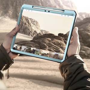 Husa pentru iPad Air 13 (2024) - Supcase Unicorn Beetle Pro - Arctic Blue - Img 5