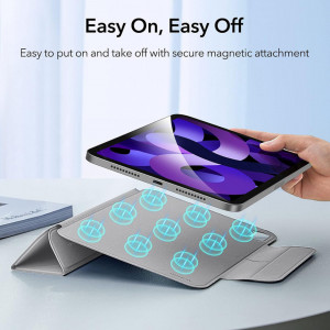 Husa pentru iPad Pro 11 2018 / iPad Air 4 / 5 / 11 (2020/2022/2024) - ESR Rebound Magnetic - Grey - Img 4