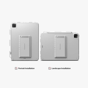 Husa pentru iPad Pro 11 (2024) - Ringke Fusion Sketch Stand - Black - Img 8