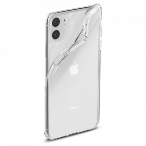 Husa pentru iPhone 11 - Spigen Liquid Crystal - Clear - Img 2