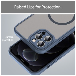 Husa pentru iPhone 12 Pro - Techsuit HaloFrost II MagSafe - Navy Blue - Img 6