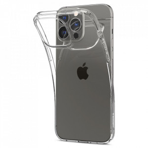 Husa pentru iPhone 13 Pro - Spigen Liquid Crystal - Clear - Img 3