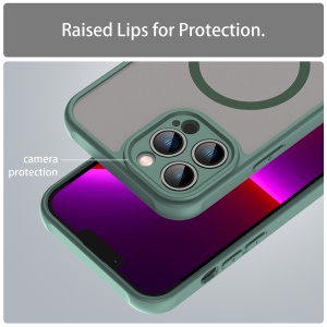 Husa pentru iPhone 13 Pro - Techsuit HaloFrost II MagSafe - Green - Img 6