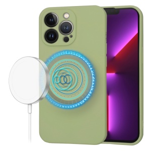 Husa pentru iPhone 13 Pro - Techsuit SoftFlex MagSafe - Matcha