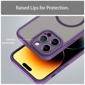 Husa pentru iPhone 14 Pro Max - Techsuit HaloFrost II MagSafe - Purple - Img 4